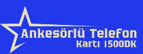 Ankesörlü Telefon Kartı 1500 DK - Firma Logo